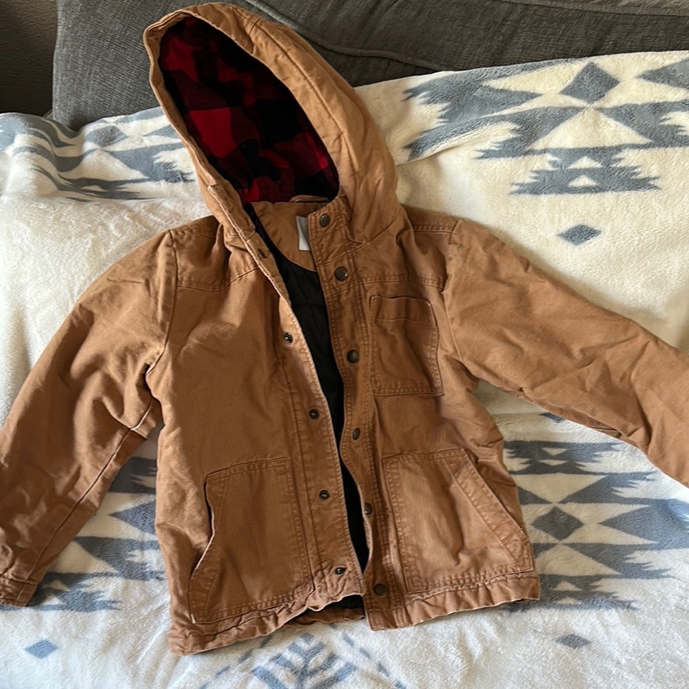 Old Navy Kids Brown Hooded Jacket
